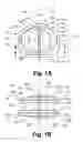 Fig. 02 - Intervertebral prosthesis endplate having double dome and surgical tools for implanting same