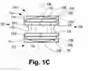 Fig. 03 - Intervertebral prosthesis endplate having double dome and surgical tools for implanting same