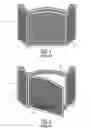 Fig. 02 - U-door folding fireplace screen