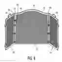 Fig. 05 - U-door folding fireplace screen