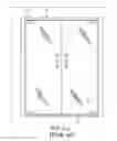 Fig. 02 - Glass door hinge structure