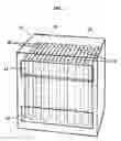 Fig. 02 - Pleated heat and humidity exchanger with flow field elements