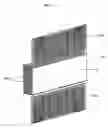 Fig. 08 - Pleated heat and humidity exchanger with flow field elements