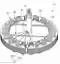 Fig. 01 - Triple-phase brushless motor for a ceiling fan