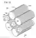Fig. 14 - Plate-laminating type fuel cell