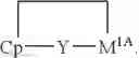 Fig. 07 - Cyclopentadienyl complexes of group 6 substituted by silyl halides