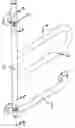 Fig. 01 - Pivoting and locking wall mounted support rail for elderly and disabled persons