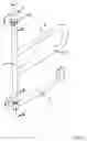 Fig. 02 - Pivoting and locking wall mounted support rail for elderly and disabled persons