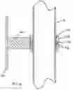 Fig. 07 - Pivoting and locking wall mounted support rail for elderly and disabled persons