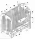 Fig. 01 - Twin baby bed