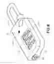 Fig. 09 - Combination and key operated padlock with indicator for advising that the lock has been opened with a key