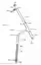 Fig. 01 - Moveable counterbalanced stand alone flag pole