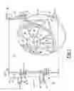 Fig. 02 - Fastenerless attachment system applied to vehicle engine cooling module components