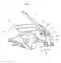 Fig. 03 - Opening and closing structure of a switch cover for an automotive armrest