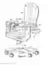 Fig. 07 - Dynamically balanced seat assembly having independently and arcuately movable backrest and method