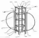Fig. 01 - ANTENNA WITH LATTICE SUPPORT STRUCTURE