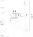 Fig. 17 - Magnetic write head having a shield that extends below the leading edge of the write pole