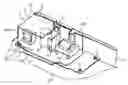 Fig. 01 - Assembly structure for power supply circuit unit of electric device