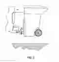 Fig. 03 - Refuse or recycling cart lifting and transporting device