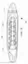 Fig. 15 - Implantable malleable penile prosthetic device