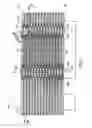 Fig. 03 - Method of constructing heat exchanger with snap-in baffle insert
