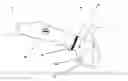 Fig. 01 - Utility knife with rear gyre pivot structure