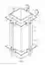 Fig. 02 - System and method for casting column bases for a post frame structure