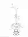 Fig. 01 - Compression spring operated squirrel proof bird feeder