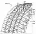 Fig. 01 - Tire including concave recesses in a circumferential tread