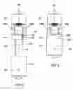 Fig. 03 - Method for making electrically conductive contact with and mechanically fixing a power supply element with a base element of a lamp and corresponding lamp