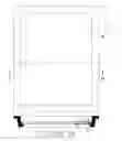 Fig. 01 - Method and Apparatus for Spacing Artwork from a Transparent Covering in a Picture Frame