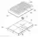 Fig. 01 - Bedstead assembly with a foldable support frame