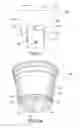 Fig. 06 - Wall flower pot mount and post flower pot