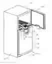 Fig. 01 - Refrigeration appliance with externally accessible dispenser