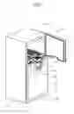 Fig. 02 - Refrigeration appliance with externally accessible dispenser