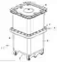 Fig. 01 - Container, lid and clip therefor