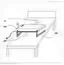 Fig. 01 - Display support apparatus for wireless operation in inclined or supine position