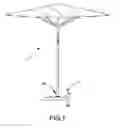 Fig. 02 - Sunshade base with swivel seat