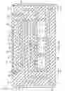 Fig. 03 - Integrated circuit having an uppermost layer comprising landing pads that are distributed thoughout one side of the integrated circuit
