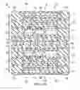 Fig. 05 - Integrated circuit having an uppermost layer comprising landing pads that are distributed thoughout one side of the integrated circuit