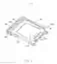 Fig. 02 - Land grid array connector with retaing clip