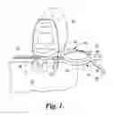 Fig. 02 - Outboard motor steering assembly with rudder reference sensor