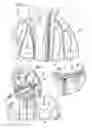 Fig. 02 - Protective garment having outer shell, lining system, and front closures not overlying one another
