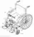 Fig. 01 - Auxiliary power device for a wheelchair