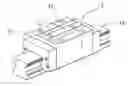 Fig. 01 - Roller chain for a linear guideway