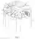 Fig. 03 - Positioning structure for golf clubs