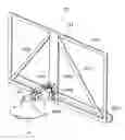 Fig. 01 - Music stand and article retaining apparatus