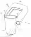 Fig. 01 - Self-leveling luggage handle cup holder