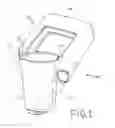 Fig. 03 - Self-leveling luggage handle cup holder