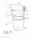 Fig. 11 - Self-leveling luggage handle cup holder
